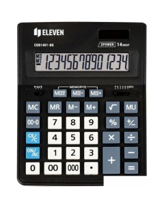 Бухгалтерский калькулятор Business Line CDB1401 BK черный Eleven
