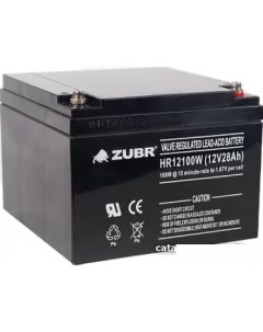 Аккумулятор для ИБП HR 12100 W 12 В 28 А ч Зубр