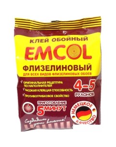 Клей для обоев Флизелиновый (200 г) Emcol