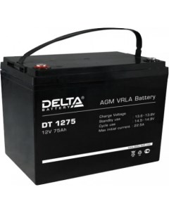 Аккумулятор для ИБП DT 1275 (12В/75 А·ч) Delta