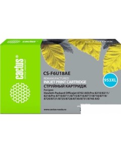 Картридж CS-F6U18AE (аналог HP F6U18AE) Cactus