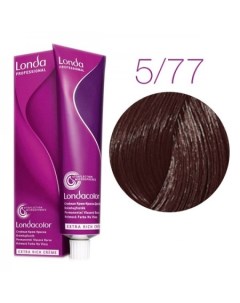 Крем краска для волос Professional color Стойкая Permanent 5 77 Londa