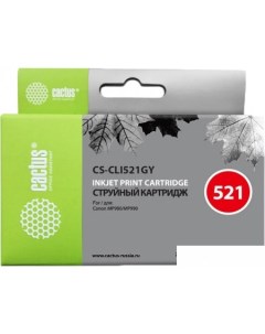 Картридж CS-CLI521GY (аналог Canon CLI-521 Gray) Cactus