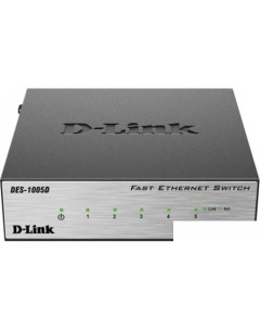 Неуправляемый коммутатор DES-1005D/O2B D-link