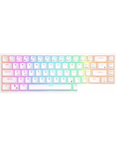 Клавиатура RKG68 RGB (белый, Gateron Yellow) Royal kludge