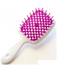 Щетка Superbrush Small 56SP234FUX (белый/малиновый) Janeke