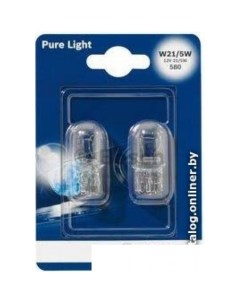 Лампа накаливания W21/5W Pure Light 2шт 1987301079 Bosch