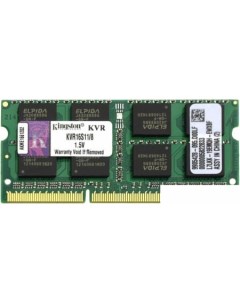 Оперативная память ValueRAM 8GB DDR3 SO DIMM PC3 12800 KVR16S11 8 Kingston