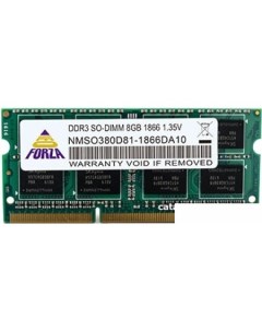 Оперативная память 2GB DDR3 SODIMM PC3 12800 NMSO320C81 1600DA10 Neo forza