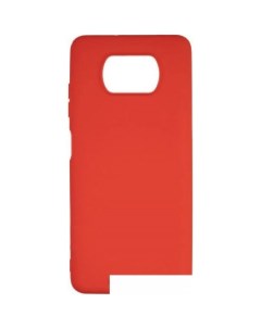 Чехол для телефона Matte для Xiaomi Poco X3 X3 Pro красный Case