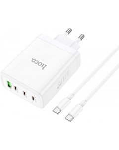 Сетевое зарядное N31 USB Type C белый Hoco