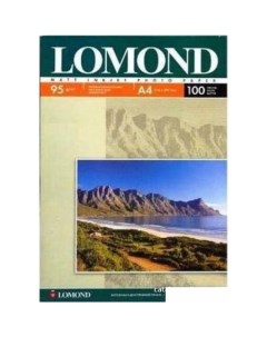 Фотобумага матовая односторонняя A3 95 г/кв.м. 100 листов (0102129) Lomond