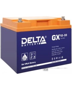 Аккумулятор для ИБП GX 12-33 (12В/33 А·ч) Delta