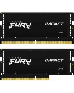 Оперативная память FURY Impact 2x8 ГБ DDR5 4800 МГц KF548S38IBK2 16 Kingston