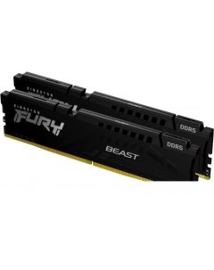 Оперативная память FURY Beast 2x16ГБ DDR5 5600 МГц KF556C40BBK2 32 Kingston