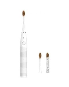 Электрическая зубная щетка Flow Sonic Electric Toothbrush 2 насадки белый Oclean