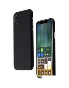 Чехол для телефона Deep Matte v 2 для Apple iPhone X черный Case