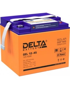 Аккумулятор для ИБП GEL 12-45 (12В/45 А·ч) Delta