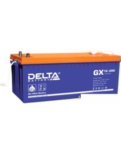 Аккумулятор для ИБП GX 12-200 (12В/200 А·ч) Delta