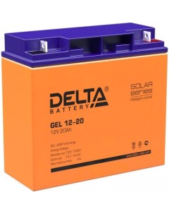 Аккумулятор для ИБП GEL 12-20 (12В/20 А·ч) Delta