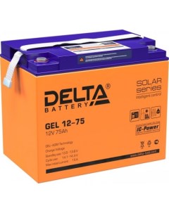 Аккумулятор для ИБП GEL 12 75 12В 75 А ч Delta