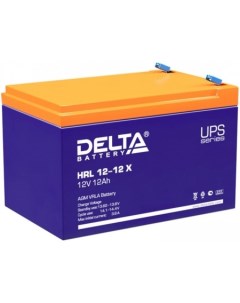 Аккумулятор для ИБП HRL 12-12 X (12В/12 А·ч) Delta