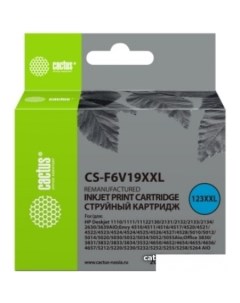 Картридж CS-F6V19XXL (аналог HP 123XL F6V19AE) Cactus