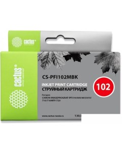 Картридж CS-PFI102MBK Cactus