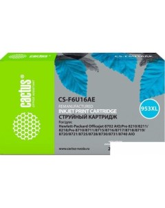 Картридж CS-F6U16AE (аналог HP F6U16AE) Cactus