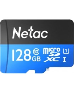 Карта памяти P500 Standard 128GB NT02P500STN-128G-R + адаптер Netac