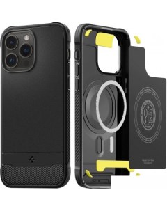 Чехол для телефона Rugged Armor MagFit iPhone 14 Pro Max ACS04812 (matte black) Spigen