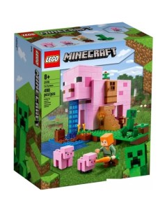 Конструктор Minecraft 21170 Дом-свинья Lego