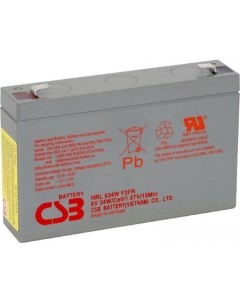 Аккумулятор для ИБП HRL634W F2FR (6В/9 А·ч) Csb battery