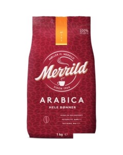 Кофе Arabica зерновой 1 кг Merrild