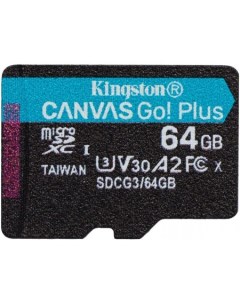 Карта памяти Canvas Go! Plus microSDXC 64GB Kingston