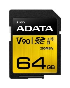 Карта памяти Premier ONE ASDX64GUII3CL10-C SDXC 64GB Adata