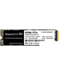 SSD MP33 PRO 512GB TM8FPD512G0C101 Team