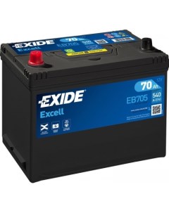 Автомобильный аккумулятор Excell EB705 70 А ч Exide