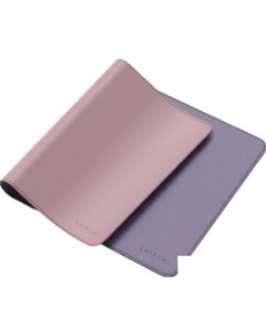 Коврик для мыши Dual Sided Eco Leather Deskmate розовый фиолетовый Satechi