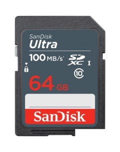 Карта памяти Ultra SDXC SDSDUNR-064G-GN3IN 64GB Sandisk