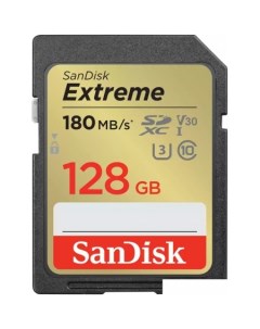 Карта памяти Extreme SDXC SDSDXVA 128G GNCIN 128GB Sandisk