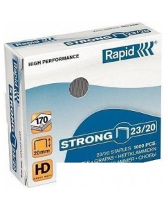 Скобы канцелярские скобы Strong 23 20 1M Rapid