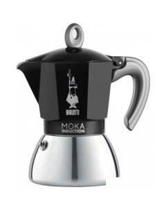 Гейзерная кофеварка Moka Induction 2021 (4 порции, черный) Bialetti