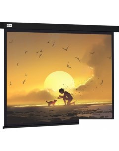 Проекционный экран Wallscreen 150x150 CS-PSW-150X150-BK Cactus