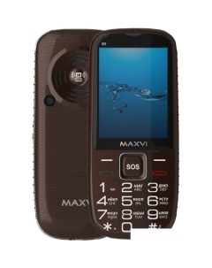 Мобильный телефон B9 коричневый Maxvi