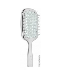 Щетка Superbrush Limited Edition CRSP230 BIA (серебристый/белый) Janeke