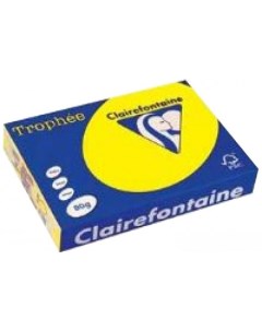 Офисная бумага Trophee неон A4 80 г кв м 100 л оранжевый Clairefontaine