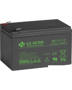 Аккумулятор для ИБП BC12-12 (12В/12 А·ч) B.b. battery