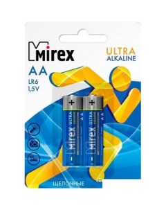 Батарейки Ultra Alkaline AA 2 шт LR6 E2 Mirex