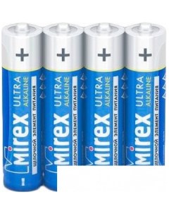 Батарейки Ultra Alkaline AAA 4 шт LR03 S4 Mirex